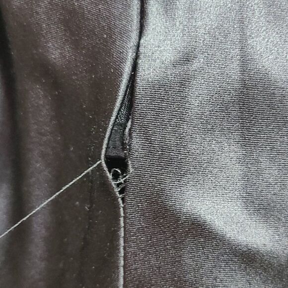 Carmen Marco Valvo Silk Black Sequined Full Midi Pleated Luxe Skirt Designer Vtg - Picture 11 of 12